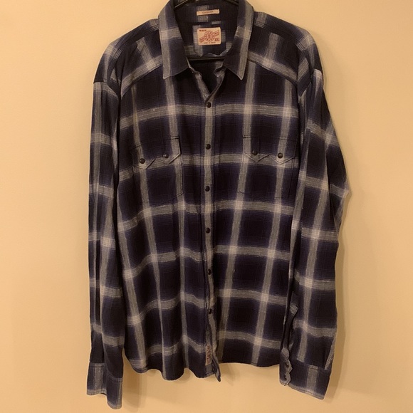 LUCKY BRAND- Pearl Snap Men’s Button Up size XXL - Picture 8 of 9